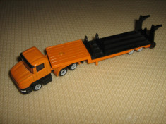 Macheta Siku, cap tractor, trailer, scara 1/87 foto