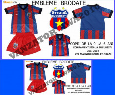 ECHIPAMENTE FOTBAL STEAUA- NIKE -COPII 11-14 ani , LIVRARE GRATUITA foto