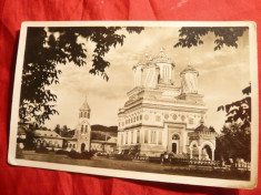 Ilustrata Manastirea Curtea de Arges, interbelica foto
