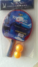 Set : paleta tenis de masa cu 2 mingi, Ya Ping foto