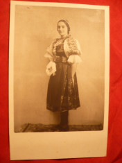 Fotografie Femeie in Costum Popular Maghiar , 1936 foto
