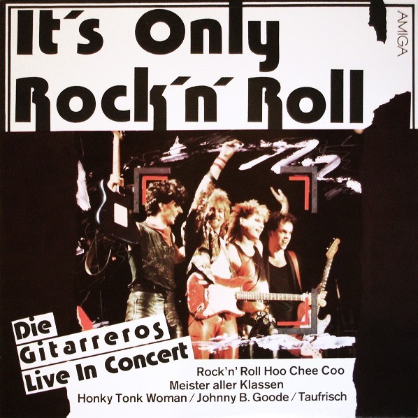 Die gitarreros it&#039;s Only Rock&#039;N&#039; Roll disc vinyl lp muzica hard pop rock VG+