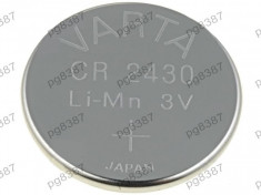 Baterie CR2430, litiu, 3V, Varta-050177 foto