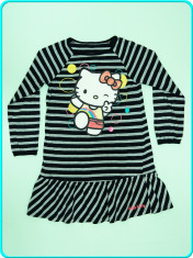 - FRUMOASA - Rochie / rochita bumbac, HELLO KITTY, marca H&amp;amp;amp;M _ fete | 7 - 8 ani | 128 cm _ foto