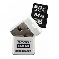 Card reader GOODRAM USDRSGRBL10 MicroSD, SDHC, SDXC USB foto