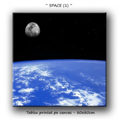 Tablou print (canvas) - SPACE 1 (80x80cm), livrare gratuita in 24h foto