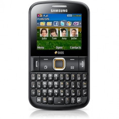 Telefon Telefon mobil SAMSUNG E2222 Dual-Sim Black foto