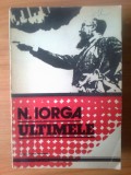 k0a ULTIMELE - N . IORGA