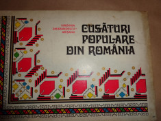 Cusaturi populare din Romania(cu numeroase ilustratii)-Virginia Smarandescu Arisanu foto