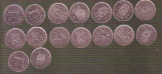 Lot monede Olanda-1 gulden Olanda ani diferiti foto