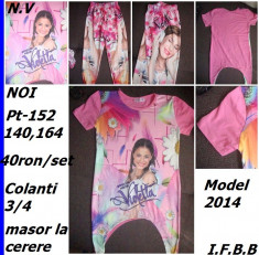 set Tricou+colanti cu Violetta ,noi,MODEL NOW-PT 140cm foto