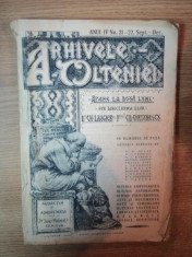 ARHIVELE OLTENIEI , NR . 21-22 , ANUL IV , SEPT. - DEC. 1925 foto