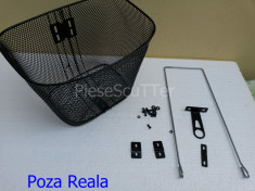 Cos / Portbagaj Fata Bicicleta ( metal / L-33 x l-26 x H- 22 ) foto