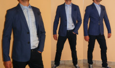 PIAZZA ITALIA Sacou barbati, SLIM FIT, CASUAL / ELEGANT Marime 44(XS), 46(S), 48(M), 50(L). OUTLET Produse NOI REDUSlE! foto