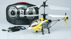 ELICOPTER PROFESIONAL CU 4 CANALE ,22 CM,INTERFATA USB,GYROSCOP,ZBOR 3D CA UNUL REAL,MODEL 2014! foto