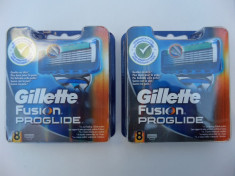 Rezerve De Ras Gillette Fusion Proglide Originale Sigilate La Blister Set 8 buc. Model Nou Cu Lame Subtiri foto