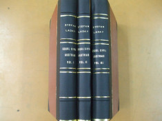 Stefan Laday Codul civil austriac 3 volume Cluj 1924 -1926 foto
