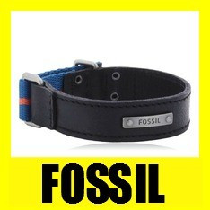 BRATARA PIELE NATURALA FOSSIL JA6123797 IN CUTIE CADOU, ORIGINALA, PRET MIC, IEFTIN, BIJUTERIE ROCK CUREA NEGRU CASUAL BAIETI BARBATI PE STOC foto