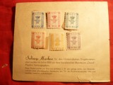 Serie mica Stema Uzuale 1889 SEDANG , 6 val. cu sarniera