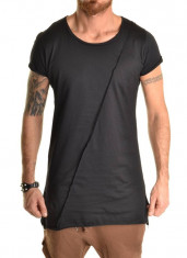 Tricou zara SWAG lung asimetric -50% foto