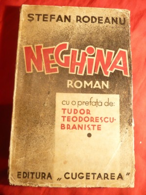 Stefan Rodeanu - Neghina - Prima Ed. interbelica , prefata T.Teodorescu-Braniste foto