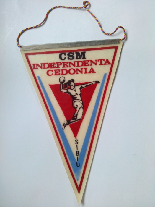 Fanion C.S.M. Independenta Cedonia - Sibiu ( handbal feminin)