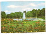 #carte postala(marca fixa)-ROMAN-vedere din parc