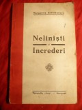 Margareta Budalanescu - Nelinisti si Increderi - Prima Ed. , interbelica - Eseuri , 56 pag