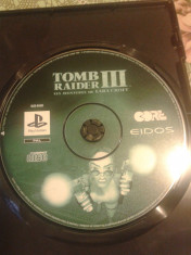 vand joc PS1,PLAYSTATION 1,TOMB RAIDER III ADVENTURA OF LARA CROFT,colectie foto