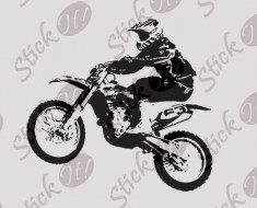 Motocycle_Tatuaj Perete_Sticker Wall Cod: WALL-427 - Orice culoare, Orice model pe comanda foto