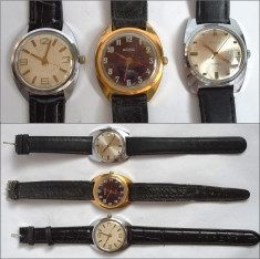 trei ceasuri de colectie, WOSTOK, calibre 2409 si 2214 foto