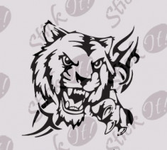 Tiger_Tatuaj Perete_Sticker Wall Cod: WALL-424 - Orice culoare, Orice model pe comanda foto