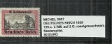 DEUTSCHES REICH 1938 - 729, 2RM., Nestampilat