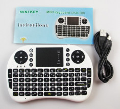 Portable Mini 2.4GHz 2.4G Wireless Keyboard Touchpad Mouse Combo New Tastatura wireless Mini Tastatura mouse combo wireless Mini 2.4GHz 2.4 Ghz foto