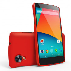Husa Ringke SLIM ROSU CRIMSON RED Google Nexus 5+BONUS folie Ringke Invisible Defender Screen Protector+Bonus curea prindere foto