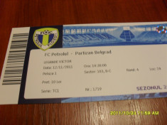 Bilet Petrolul - Partizan Belgrad foto