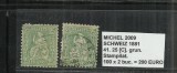 ELVETIA 1881 - 41. 25C,