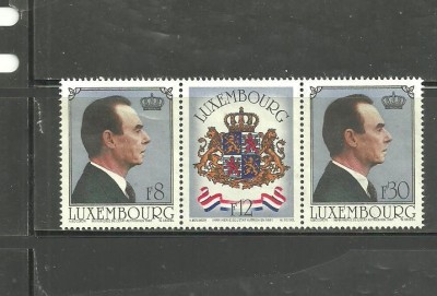 1981 - MARELE DUCE JEAN DE LUXEMBOURG, triptic nestampilat fara guma, S319 foto