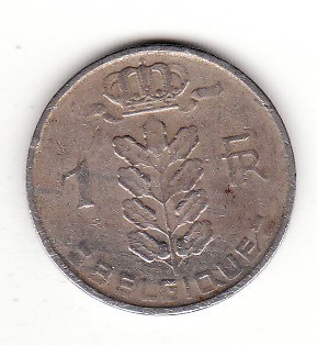 Belgia (Belgique) 1 franc 1968 - (FR) foto