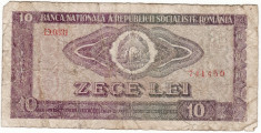 Bancnota 10 lei 1966 foto