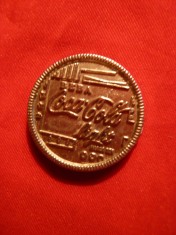 Jeton Coca-Cola Light , metal , d= 2,5 cm