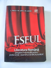 ESEUL LITERATURA ROMANA PREGATIRE INDIVIDUALA PENTRU PROBA SCRISA BACALAUREAT foto