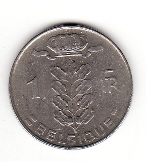 Belgia (Belgique) 1 franc 1972 - (FR)