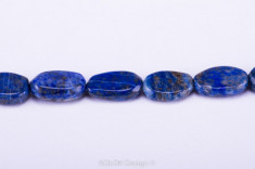 Margele individuale din lapis lazuli oval de 10 mm foto