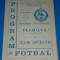 Program meci fotbal PRAHOVA PLOIESTI - CSM SUCEAVA 12.09.1976