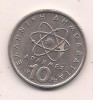 No(2) moneda-GRECIA-10 Drahme 1990, Europa