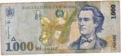 Bancnota 1000 lei 1998 foto