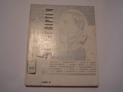 MANUSCRIPTUM NR4/1971,RF6/2 foto