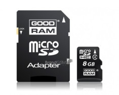 Card Memorie Goodram MicroSDHC 8 GB + Adaptor SD foto