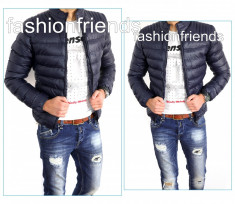 Geaca tip ZARA fashion bleumarin - geaca barbati - geaca groasa - geaca iarna- Geaca slim fit - Geaca casual- CALITATE GARANTATA - cod produs: 3125 foto